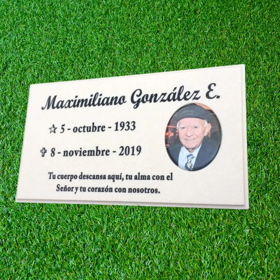 LÁPIDA PARA CEMENTERIO